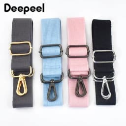 Deepeel 3.8cm New Canvas Solid Color Strap Handbag Crossbody Replacement Shoulder Straps Adjustable Women's Bag Accessories
