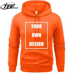 Your Own Design Brand Logo/Picture Custom Men Retro Hoodies Fashion All-match Fleece Clothing Loose Pullovers Unisex Soft Wear