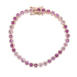 New Round Square Heart CZ Tennis Bracelets for Women Pave Multicolor Zircon Rose Gold/Platinum/Gold Plated Color Fashion Jewelry