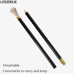 Prussian Imperial Crown Eagle Walking Cane Detachable Wooden Walking Stick With Cream Brown Carved Handle for Men And Women