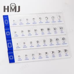 Jewelry Setting Gemstones Size Diamond Carat Ring Sizer Tester Guideline Tools Comparison Jewerly Dealer Tools Set Top Quality