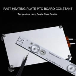600W Heating Soldering Chip Rectangle Aluminum Desoldering BGA Split Plate LED Remover Chip Lamp Strip Demolition Tool