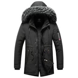 Long Winter Jacket Men Warm Wool Liner Man Jackets Coats Outwear Snow Windbreaker Male Parka Overcoats Fur Collar Hooded Men New