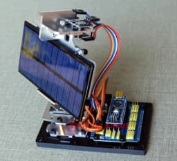 Mg90 Unassembled Digital Multimeter Intelligent Solar Tracking Equipment For Arduino Robot DIY Kit Programming Robot Toys Gifts