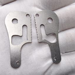 1pair 420 Stainless Liners Locking Tab for Genuine BM Bugout 535 Knife DIY Patch Modification Accessories