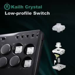 Haute42 Arcade Joystick Mini Hitbox Leverless Arcade Controller For PC/PS4/PS5/Switch Leverless Arcade Stick Hitbox Fighting