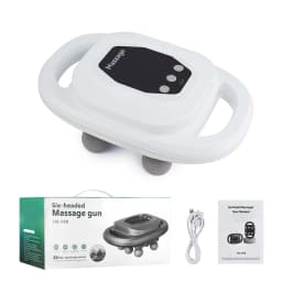 Fascia Gun 42-heads Deep High Frequency Vibration 42mm Wireless Waist and Back Massager Body Relaxation Shoulder Calf Massager