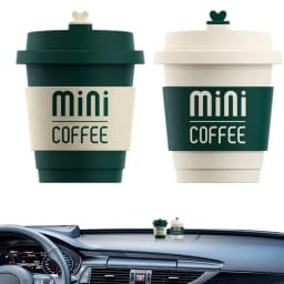 Vent Clip Air Freshener 2 Pieces Aromatherapy Coffee Cup Air Outlet Clip For Air Freshening Long-Lasting Cute Air Outlet Perfume