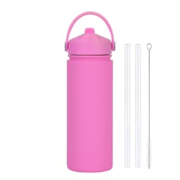 Insulated Water Bottle 500ml Custom Text/Logo - 304 Steel, 24H Cold, Office & Gym Essentials