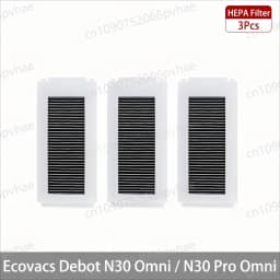 Ecovacs Debot N30 Omni / N30 Pro Omni Robot Vacuum Replacement Part Accessory Main Side Brush Hepa Filter Mop Dust Bag