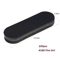 1/100PCS Pedicure File Refill Pads Callus Remover Foot Files Pedi File Replacement for Reusable Stainless Steel Foot Rasp Handle