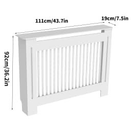 36.2 Inch Tall Large Radiator Cover Horizontal Vertical Cabinet Mdf Grill Shelf S/M/L/XL