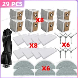 Fit For Lydsto R1 Edge/R1D Edge, MiWhole M9 Lite, NARWAL Freo S, Roidmi Eve Rook/Rook S, Haier Civic X11 Pro Brush Filter Bag