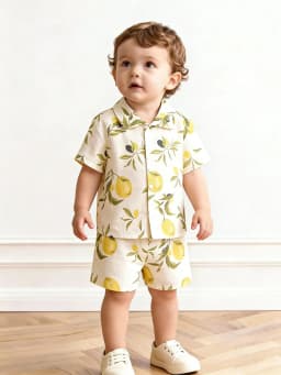2Pcs Organic Cotton Kids Baby Sets Spring Summer Solid Tshirt Top + Pant Casual Toddler Boy Clothing