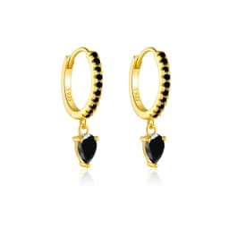 DPLAOPA 100% 925 Sterling Silver Water Drop Color Zircon Hoop Earrings 2024 Simple Advanced Fine Gift Jewelry For Women