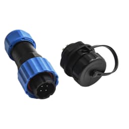 SP16 Series Waterproof Socket Connector Available in 2 3 4 5 7 and 9 Pin Configurations for Secure Connections