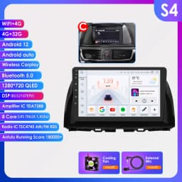 Hizpo 7862 Android 13 Car multimedia For Mazda CX5 CX-5 2012-2015 10.1" Vedio Player Autoradio GPS Navi Stereo 2din Head Unit BT