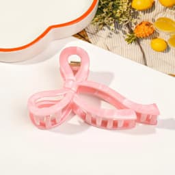 Acrylic Hair Claw Grab Bow Large Hair Clip Ponytail Geometric Hollow Square Hairpins Barrettes for Women Girls Hair Accessories