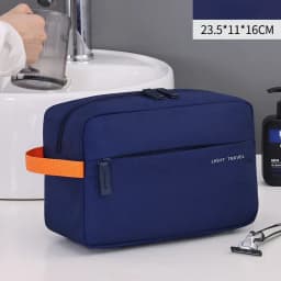 3-in-1 Travel Toiletry Bag for Men Oxford Toiletry Organizer Dopp Kit Water-resistant Shaving Bag Cosmetic Bag Makeup Organizer