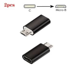 USB C Female to Micro USB Male Adapter (1/2/3/4/5/6-Pack), Micro USB Adaptor, Micro USB to USB C Adapter Fast Charger Power Cabl