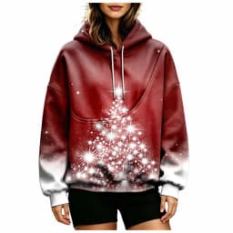 Women Fall And Winter Hoodie With Pet Pouch Oversized Pocket Colorful Print Sweatshirt For Dogs Long Sleeve Thin Hoodie Women