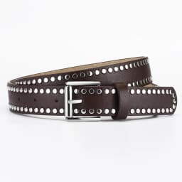 1spc Punk Style Rivet Decorative Needle Buckle PU Leather Belt, High End Women's Versatile Jeans Belt
