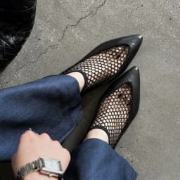 Womens Mesh Flats Pointed Toe Slip On Comfort Walking Shoes Hollow Out Breathable Loafers Smooth Leather Minimalist Elegant Chic