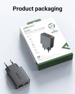ACEFAST Ultra Thin GaN PD30W Fast Charging Phone Charger For iPhone 17/16/15 Pro Max Wall Travel Quick Charging For Samsung S23