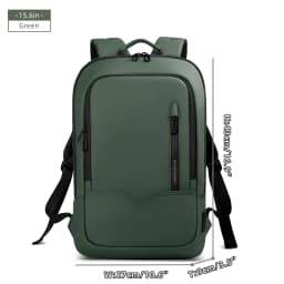 HK High-Quality Backpack 15.6-Inch Laptop Bag Men's Business Commuter Backpack Waterproof Oxford Fabric Lightweight Travel Bag