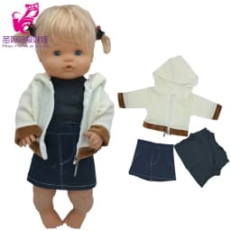 For 40 Cm Nenuco Doll Clothes 17 Inch Baby Doll Flower Shirt Pants Toys Clothing