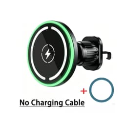 30W Car Charger, Auto-Lock Wireless Fast Charging Phone Mount, Secure Car Charging Dock for iPhone 12 13 14 15 16 17 Xiaomi