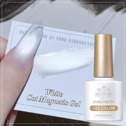BORN PRETTY 10ml Auroras Glitter Cat Magnetic Gel Nail Polish Jelly Glass Bead Semi Permanent Soak Off UV LED Varnish Manicure
