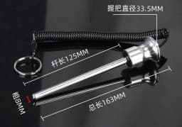8MM/10MM Gym Equipment Weight Stack Pin Weight Pin Magnetic Weight Stack Pin with Pull Rope Strength Practical WeightStack Pin