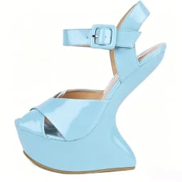 Strange Style Peep Toe Platfrom Sandals Sexy Pointed Toe Leather Size 35-48Custaomized New Arrivals Fashion Women Modern Shoes