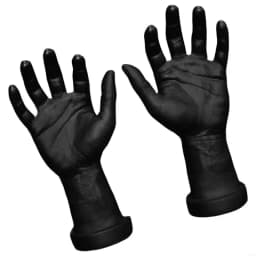 2pcs Realistic Mannequin Hands Accessory for Nail Practice and Store Displays X3UD