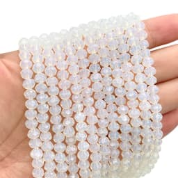 2 3 4 6 8mm Austria Faceted Crystal Beads Rondelle Loose Spacer Bracelets Earring DIY Glass Beads for Jewerly Making