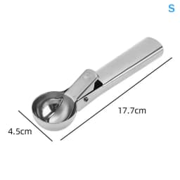 Stainless Steel Ice Cream Scoop Multi Functional Fruit Ball Spoon Kitchen Dessert Scooping Tool