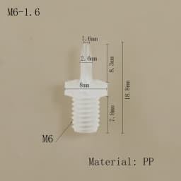 Hose Joint Adapter PP Plastic Air Valve Pipe Dispensing Glue Subpackaging Fitting Connector