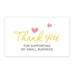 10-30pcs Thank You Cards With Flower Design For Small Business Exquisite Appreciation Card Gift Decoration Cards 9x5.4 CM