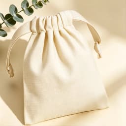 50pcs Custom Logo Cotton Drawstring Bag Personalized Jewelry Wedding Favor Gift Pouch for Fuse Beads Keychain Cosmetic Packaging