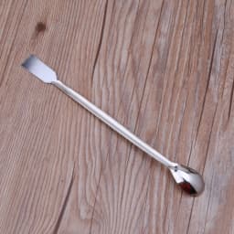 Borax Long Handle Stainless Steel Spoon Gold Silver Melting Long Stir Rod For Melting Casting Refining Gold Silver Tools