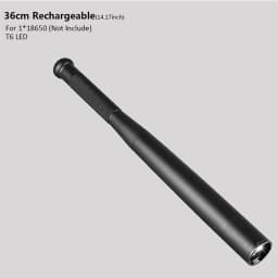 Security Flashlight Stick Outdoors Emergency Personal Torch Supplies Extended Baseball Baton Anti Riot Equipments Self Defense