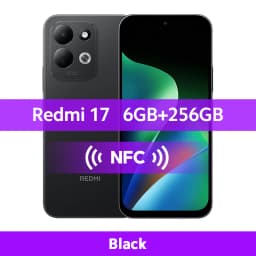Global Version Xiaomi Redmi 17 Smartphone 120Hz 6.9" Display 50MP Camera MTK Helio G91-Ultra CPU 7500mAh 45W Turbo Charging