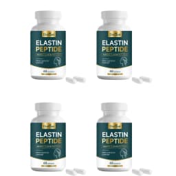 Advanced Marine Elastin Peptides 1000mg Capsules for Skin Firmness Support Beauty Wellness Formula Daily Supplement 60 Capsules