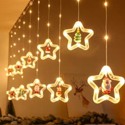 Christmas Wish Ball LED Fairy Curtain Light String Wedding Holiday Garland Lamp for Home Room Party Decoration Navidad