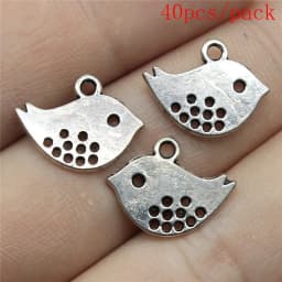 Bulk Charms For Jewelry Making Kit Pendant Diy Jewelry Accessories Hollow Dove Of Peace Charms