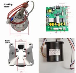 Automatic Cup Sealing Machine Heating Element Circuit Board Control Panel Cutter Heating Plate for Cup Sealing Machine Parts