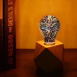 3D LED Light Bulb E27 4W Vintage Star Design 85V-265V Christmas Party Night Decor Ambient Lamp Ampoule for Lighting