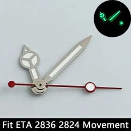 Luminous Watch Hands Blue‑Green & Green, High Quality Replacement Hands for NH35 NH36 ETA2824 2836 Miyota 8205 8215 Watch Movements
