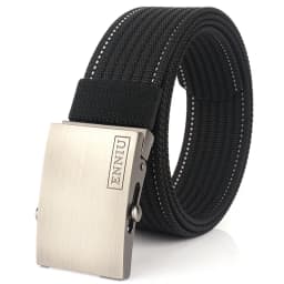 Nylon Tactical Belt For Men Metal Buckle Adjustable Belts Male Training Combat Elastic Canvas Waistband High Quality